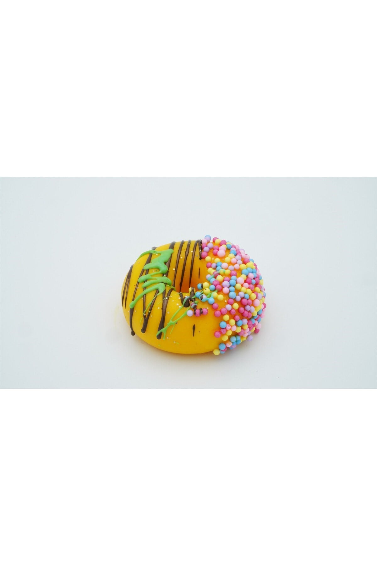 Vegan El Yapımı Doğal Limon Donut Sabun | Cilt Dostu, Şık ve Eğlenceli Tasarım |