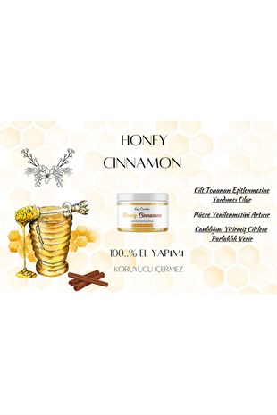 Besleyici Arındırıcı Nemlendirici Vücut Peelingi - BAL & TARÇIN 135g