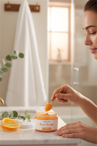 Besleyici Arındırıcı Nemlendirici Vücut Peelingi - TATLI PORTAKAL 135g