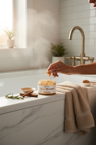 Besleyici Arındırıcı Nemlendirici Vücut Peelingi - BAL & TARÇIN 135g