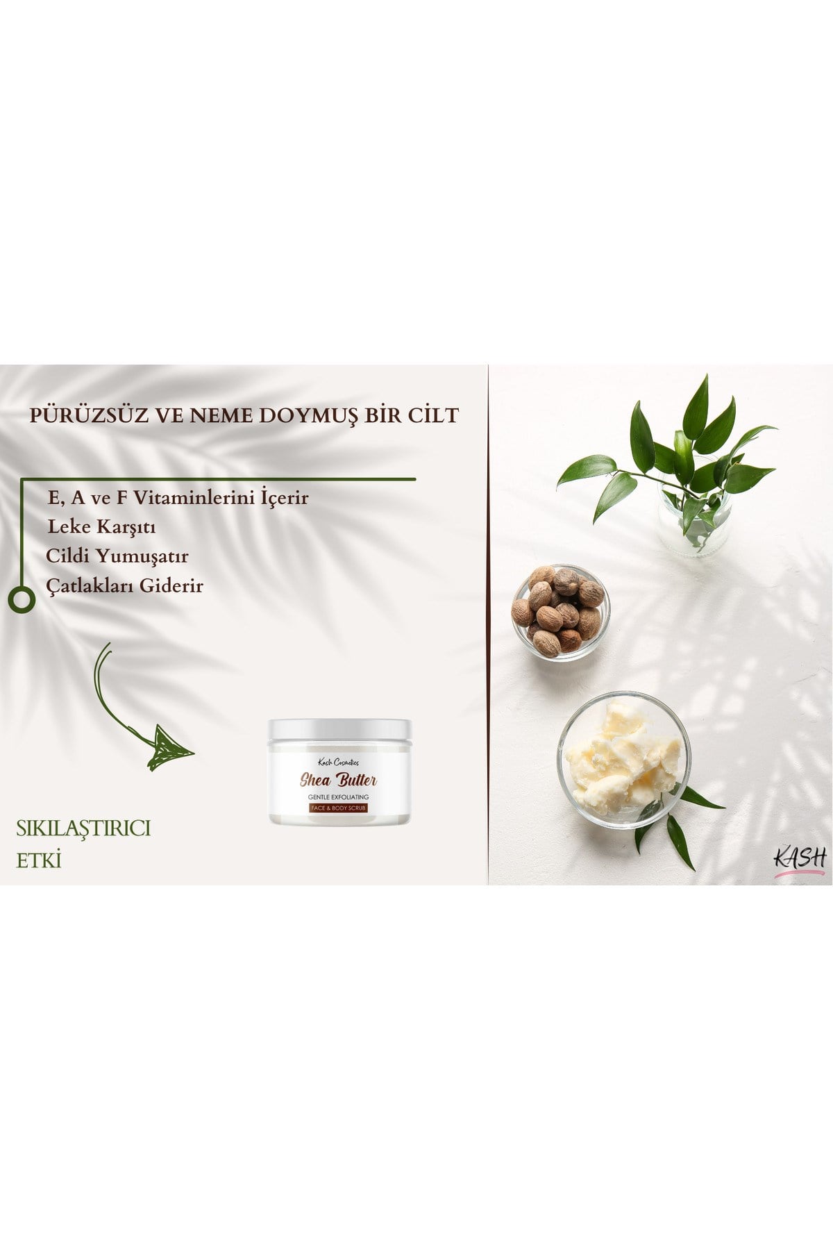 Besleyici Arındırıcı Nemlendirici Vücut Peelingi - SHEA YAĞI 135g