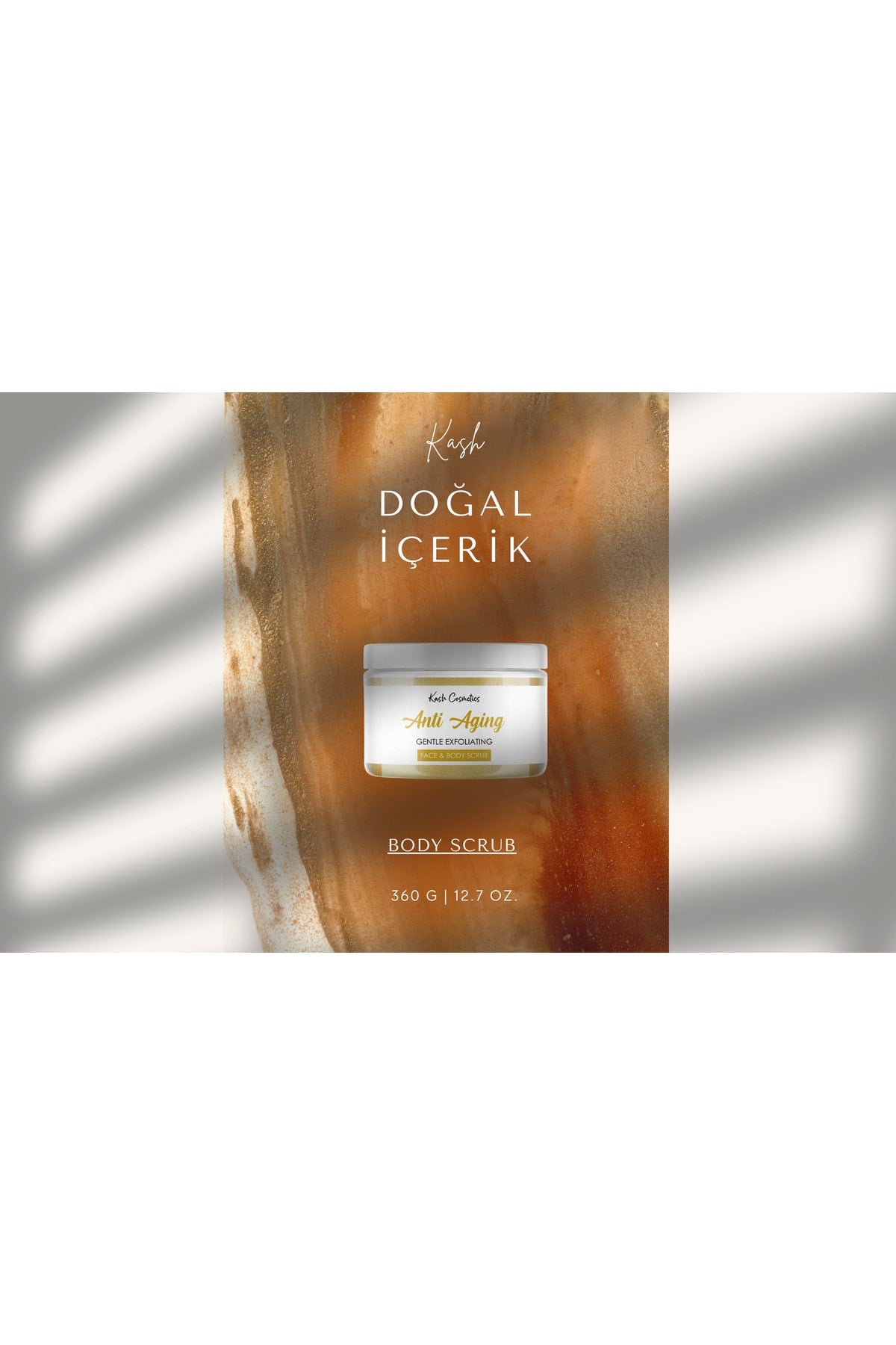 Besleyici Arındırıcı Nemlendirici Vücut Peelingi - YAŞLANMA KARŞITI 135g
