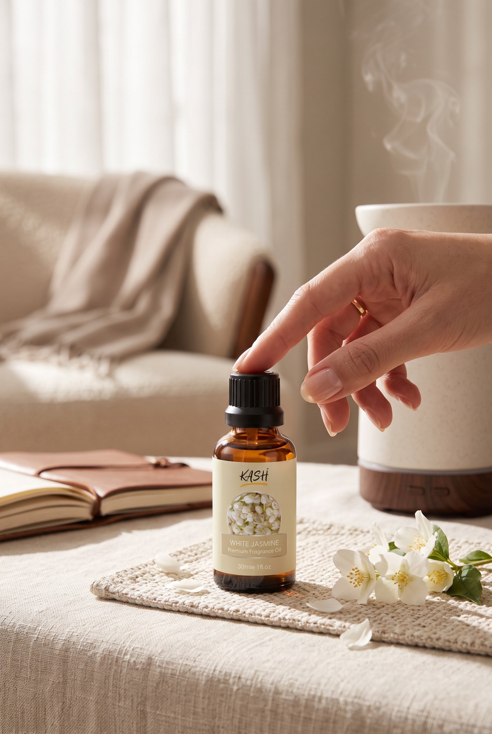 Beyaz Yasemin Esansiyel Yağ - White Jasmine Fragrance Oil