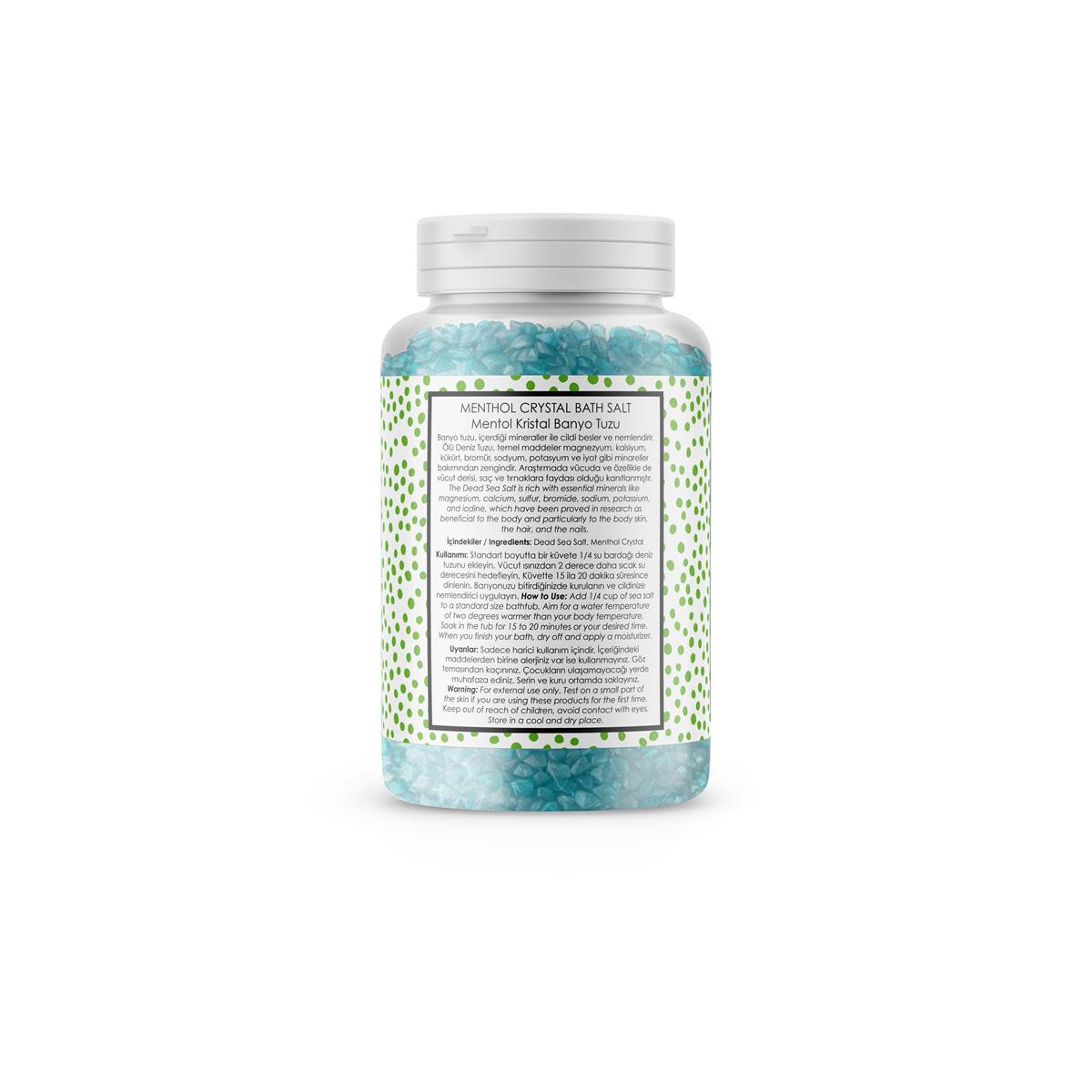 Menthol Crystal Bath Salt - Mentol Kristal Banyo Tuzu