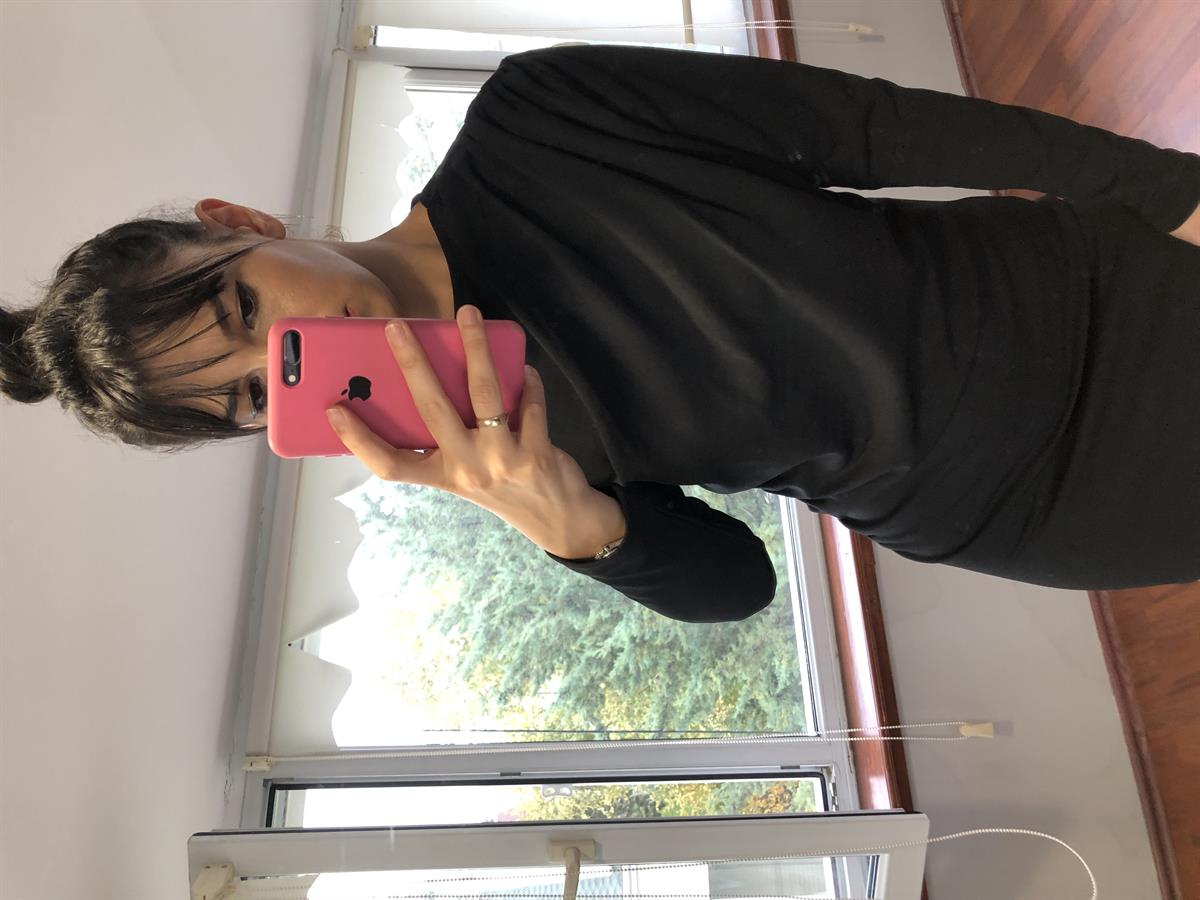 Büzgü Detaylı Elbise