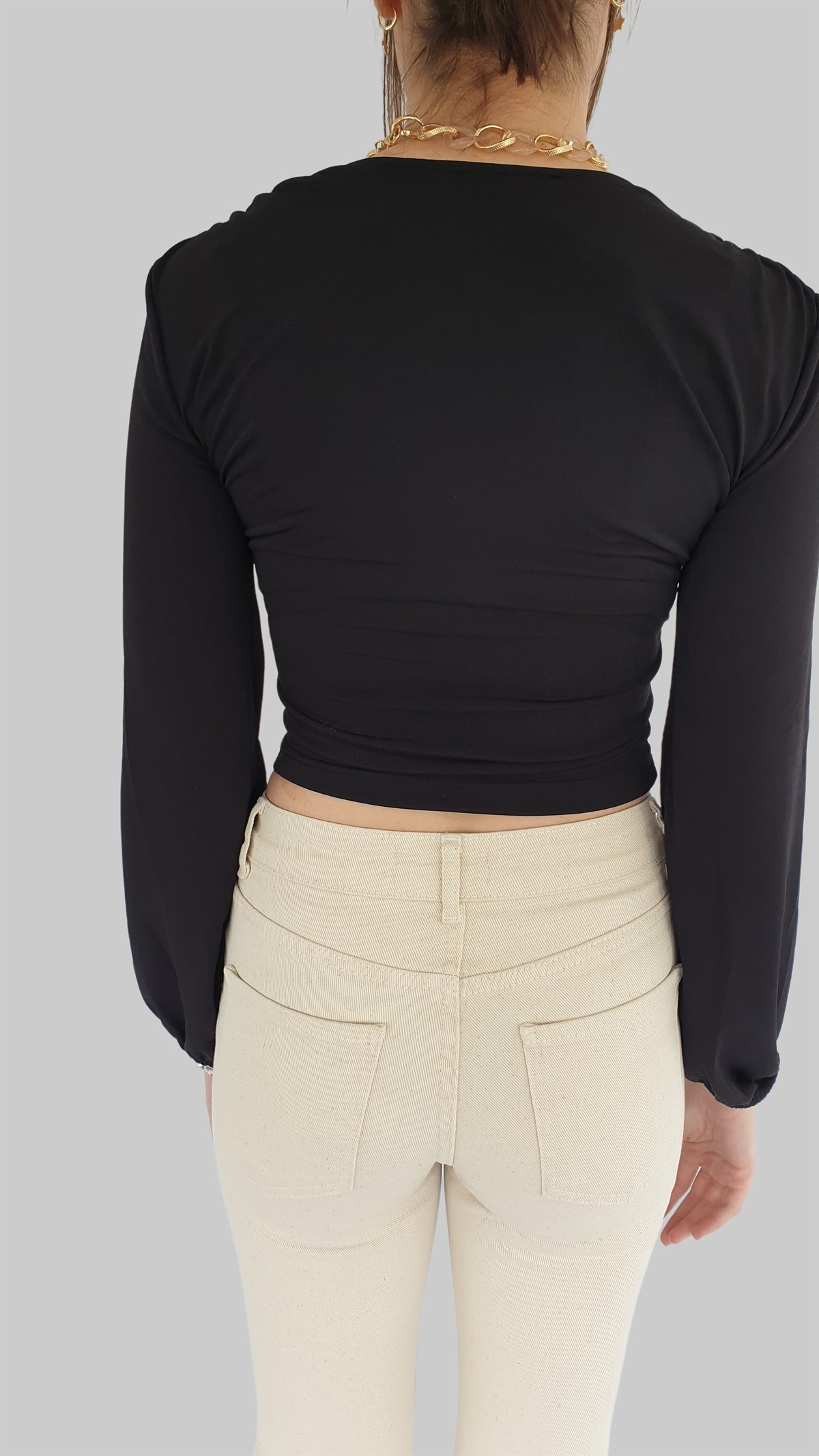 İspanyol Paça Dikişsiz Pantolon