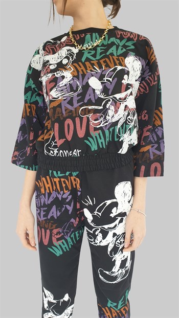 Mickey Baskılı Takım