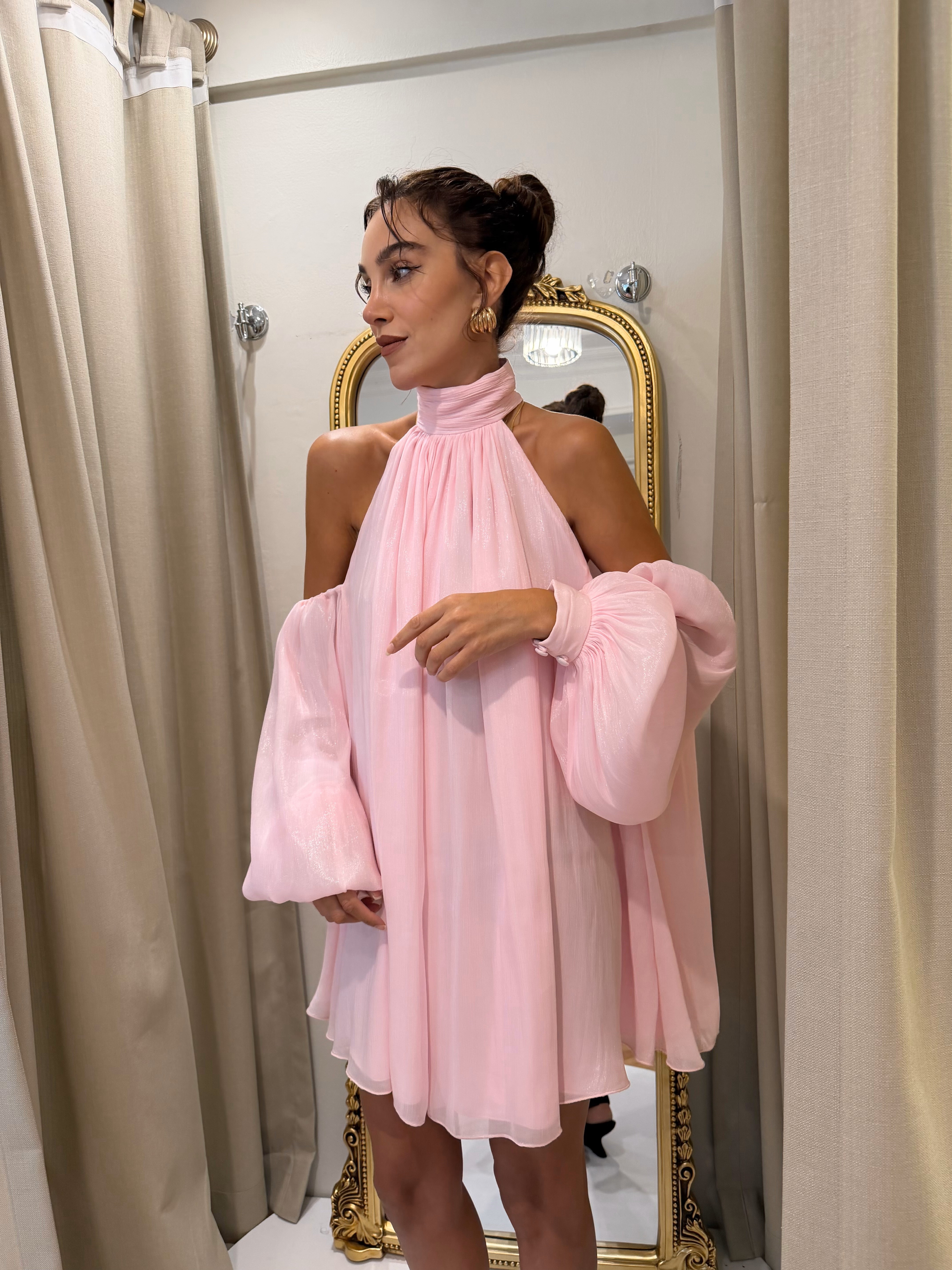 Cielo Elbise Pembe