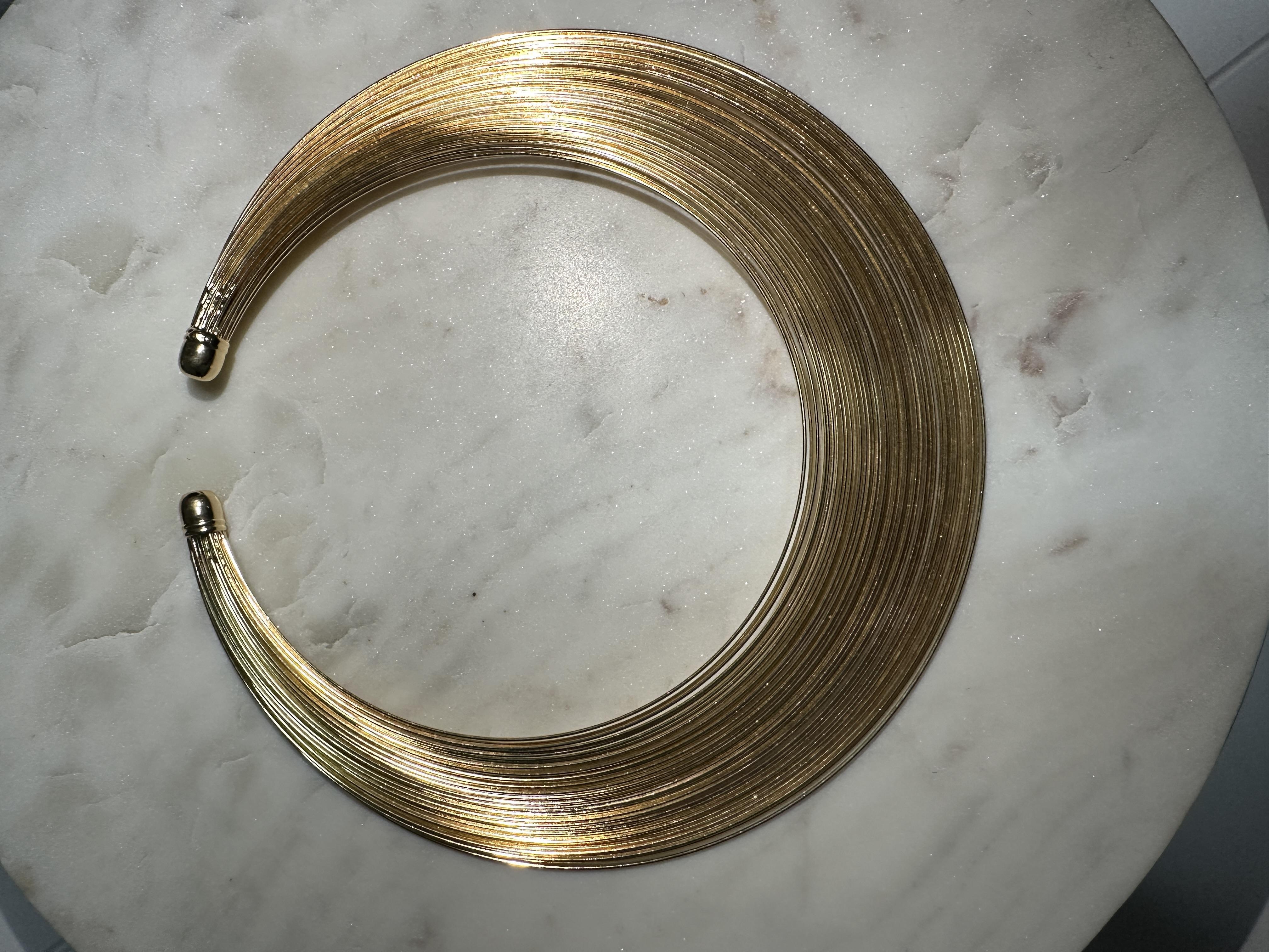 Gold İnce Telli Kolye