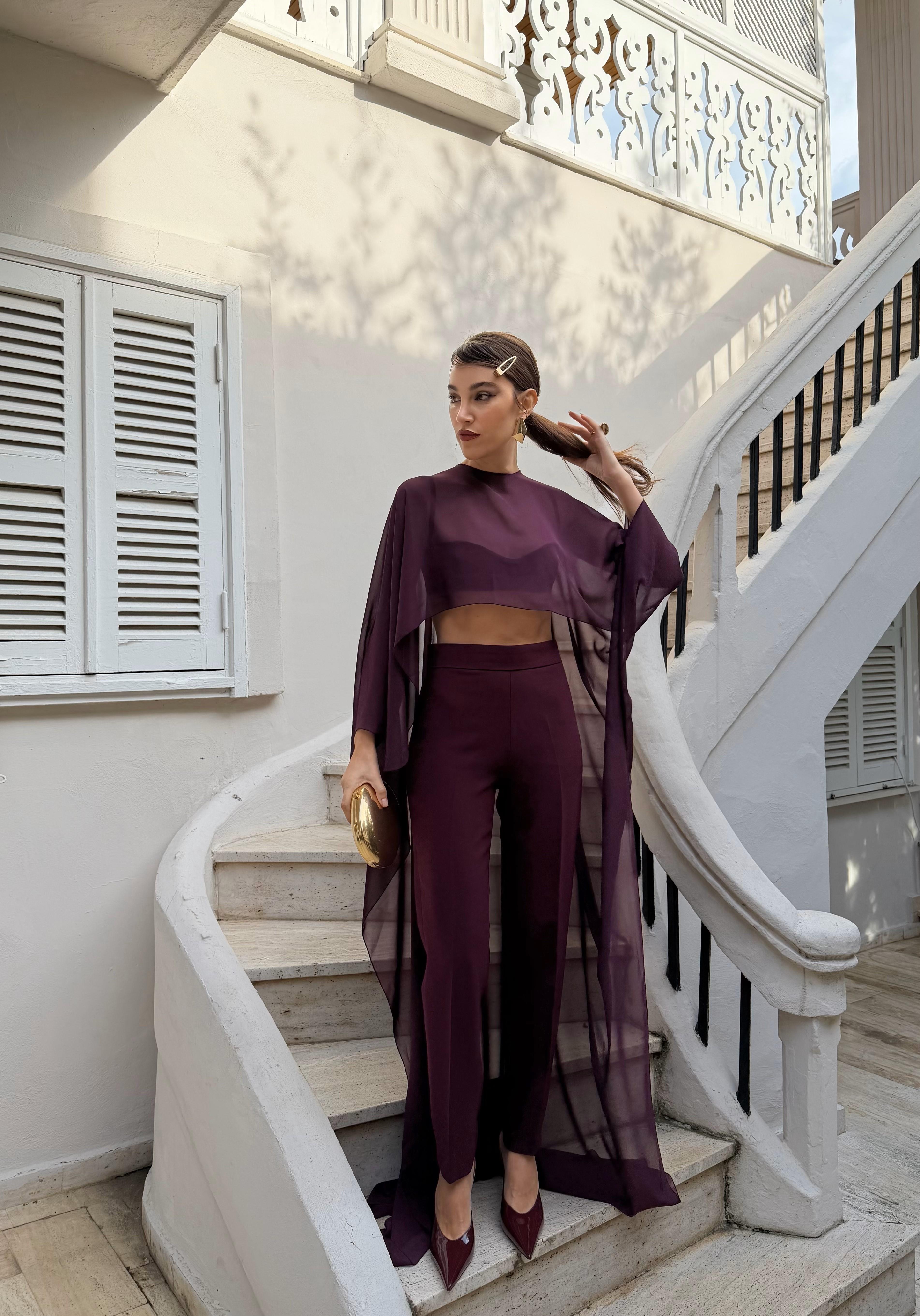 Mimosa Pantolon Bordo