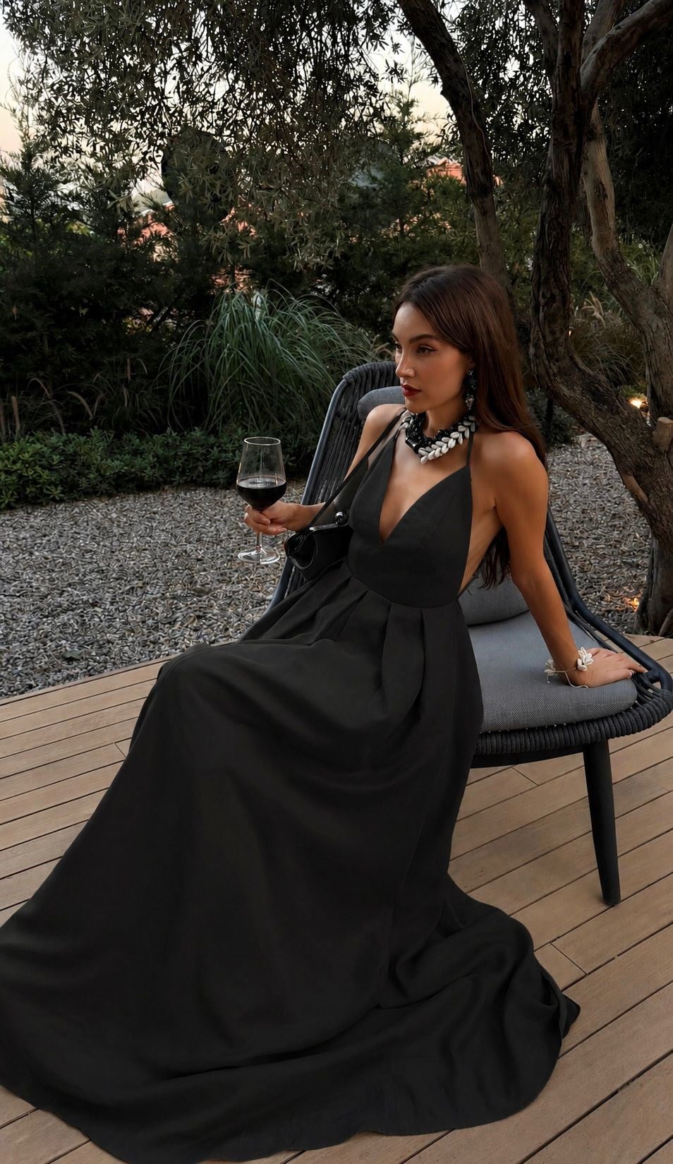 Perla Elbise Siyah