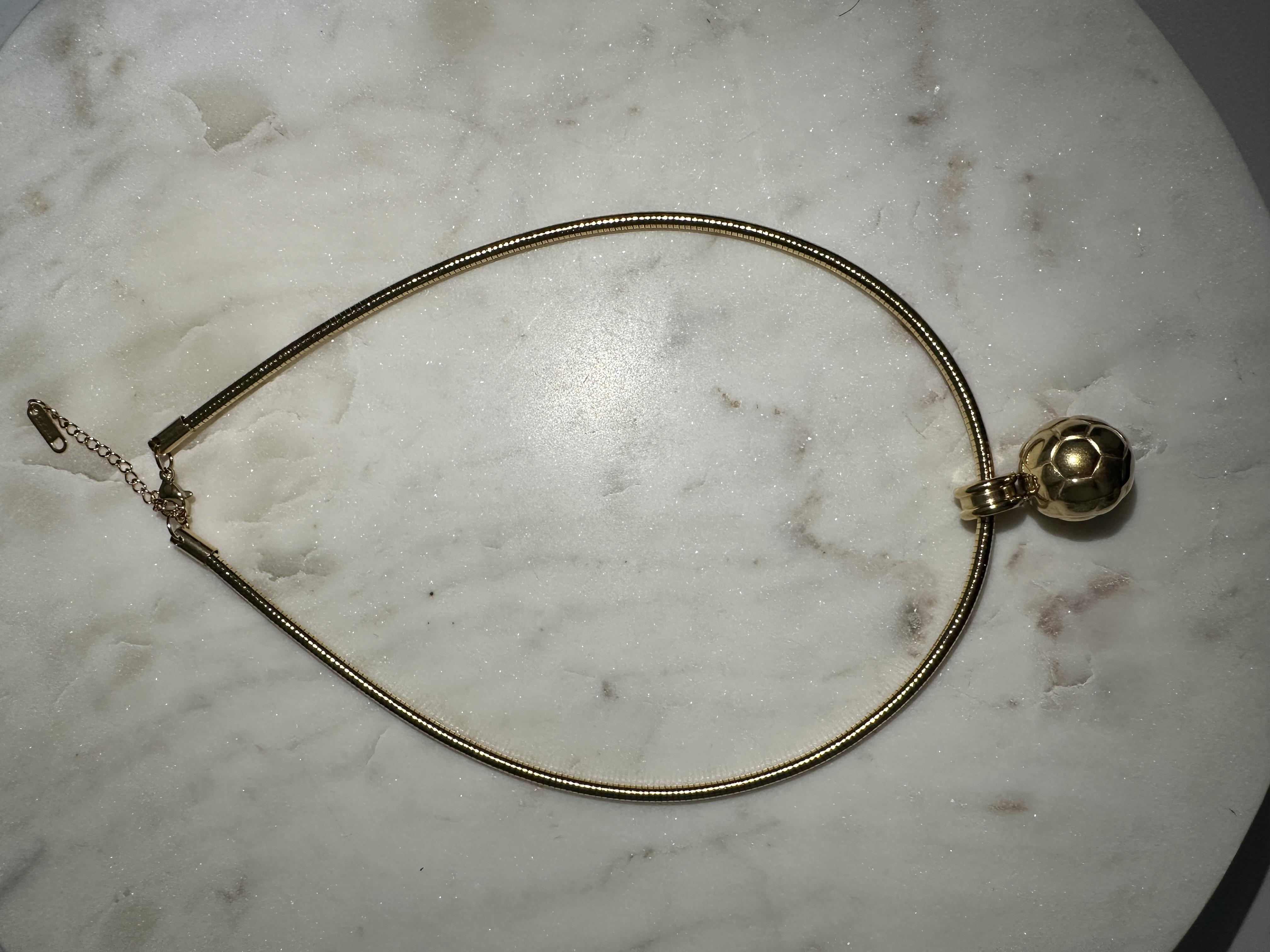 Petek Desen Top Kolye