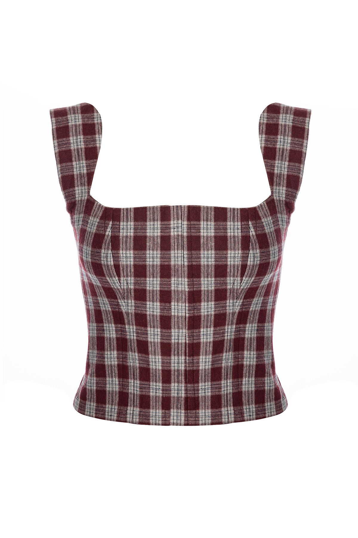 Plaid Büstiyer Bordo