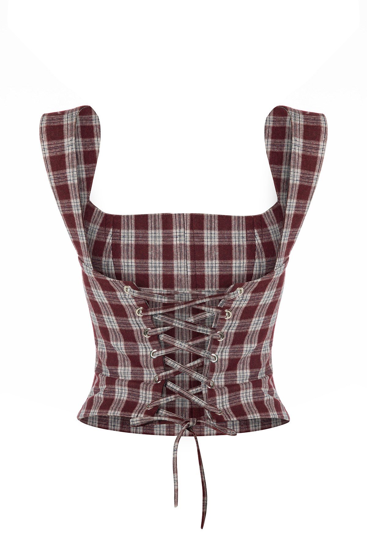 Plaid Büstiyer Bordo