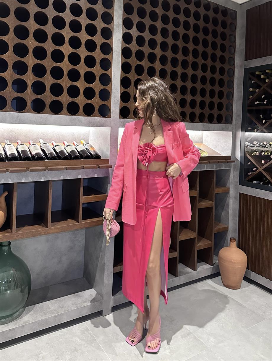 Rose Kalem Etek Pembe