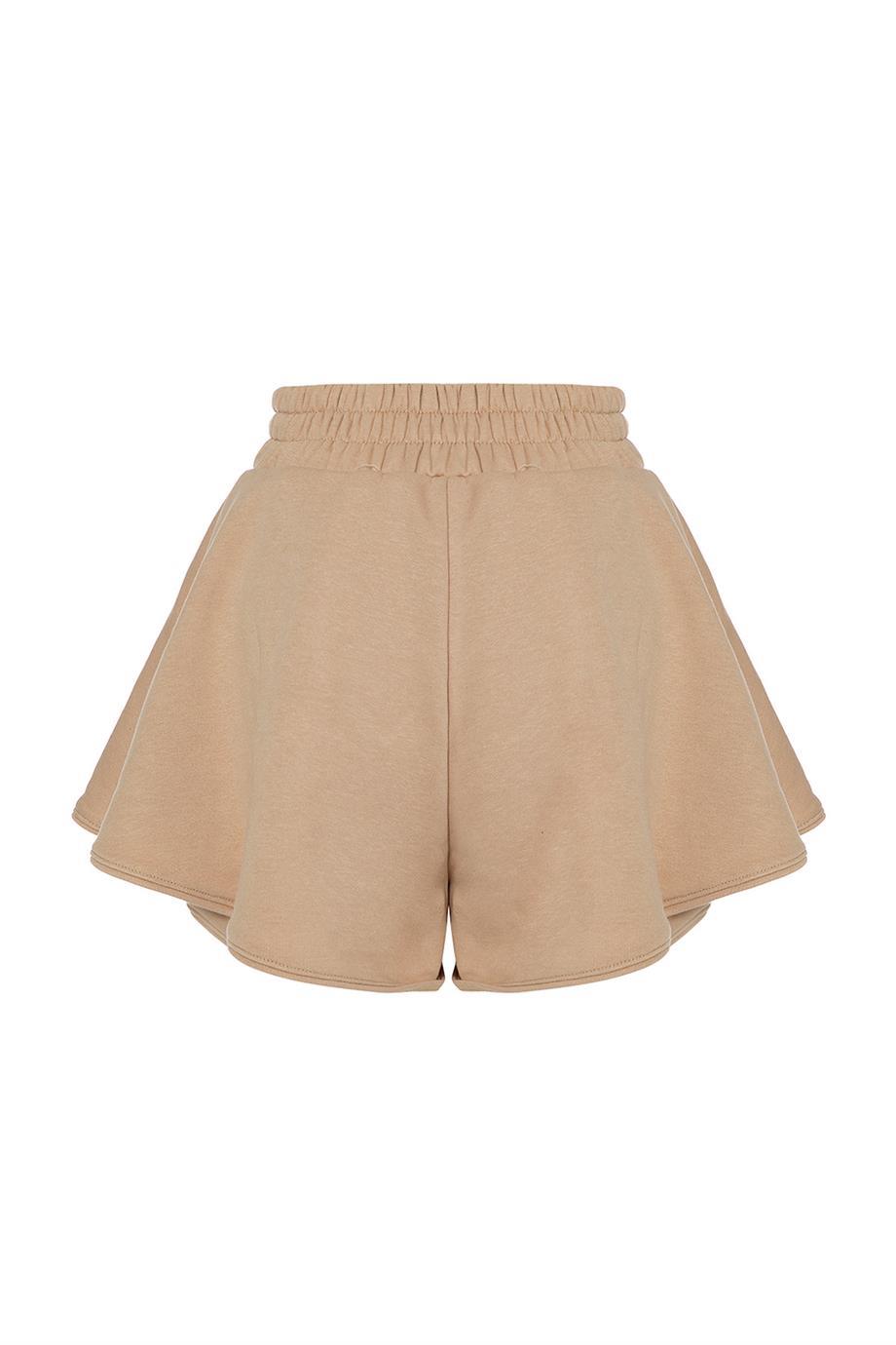 Şort Etek Vizon