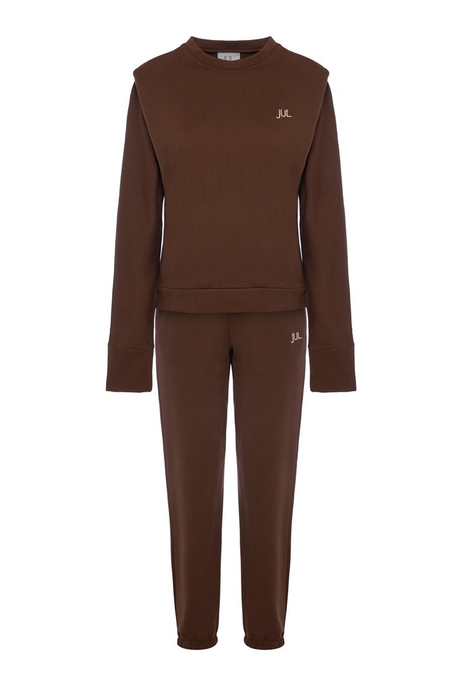Sweatpants Şardonsuz Kahverengi