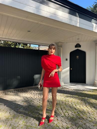 Bellatrix Elbise Kırmızı