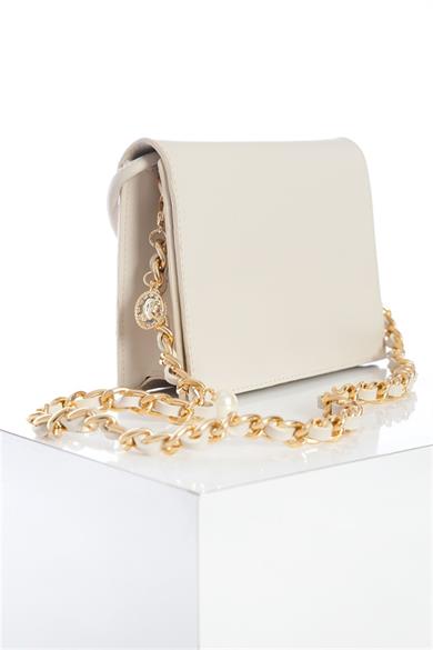 Bileklik Detaylı Çanta Bej