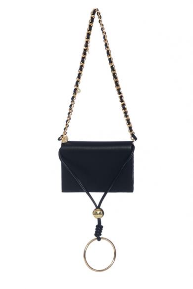 Bileklik Detaylı Çanta Siyah