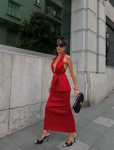 Capella Uzun EteK Kırmızı