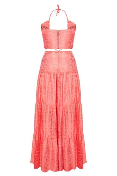 Çapraz Bağlamalı Elbise Yavruağzı