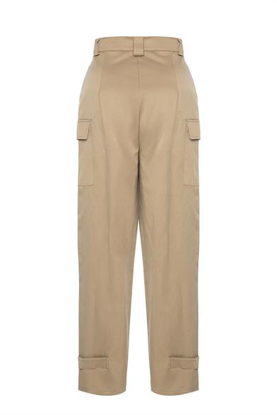 Cepli Pantolon Açık Kahve