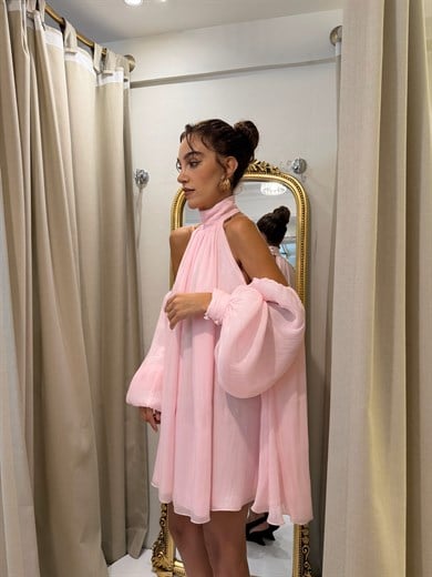Cielo Elbise Pembe