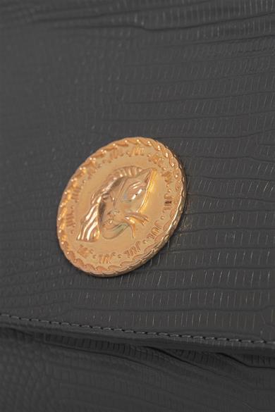 Çift Cüzdanlı Kol Çantası Antrasit