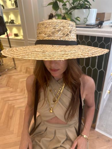 HASIR BAĞLAMALI DÜZ  ŞAPKA