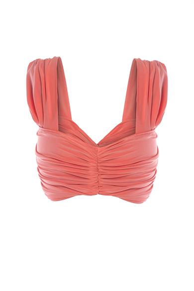 Hemera Crop Top Pembe
