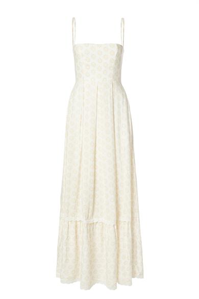 Juliet İp Askılı Elbise BEYAZ KREM