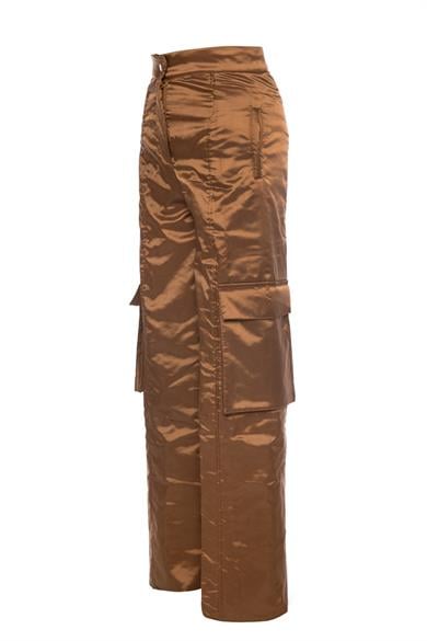 Kapitone Pantolon Bakır