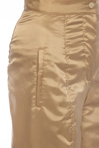 Kapitone Pantolon Kahverengi