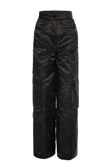 Kapitone Pantolon Siyah