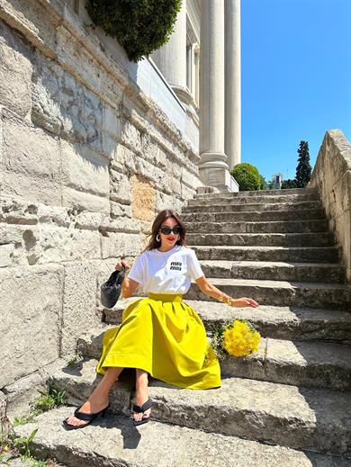 Kloş Etek Açık Yeşil