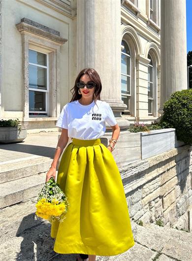 Kloş Etek Açık Yeşil