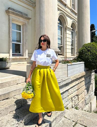 Kloş Etek Açık Yeşil