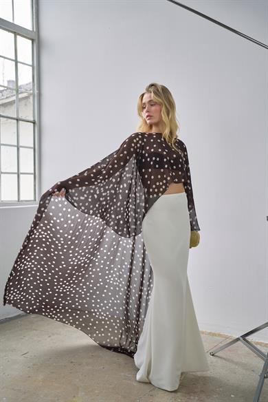 Lucina Uzun Etek Beyaz