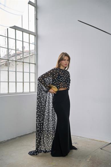 Lucina Uzun Etek Siyah