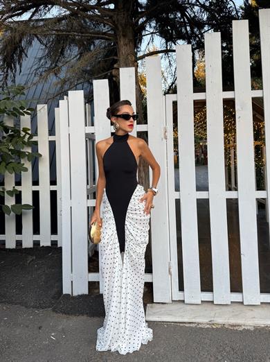 Lunares Elbise Siyah