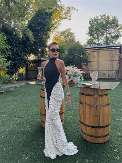 Lunares Elbise Siyah