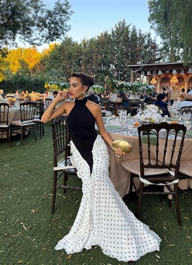 Lunares Elbise Siyah