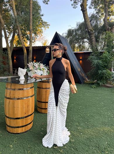 Lunares Elbise Siyah