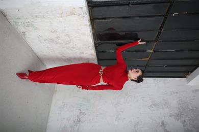 Melinda Night Dress Kırmızı