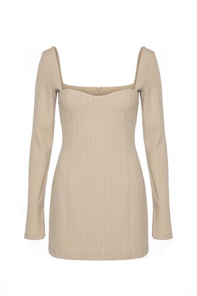 Moonstone Mini Elbise Taş