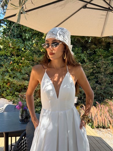 Perla Elbise Beyaz