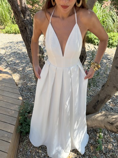 Perla Elbise Beyaz