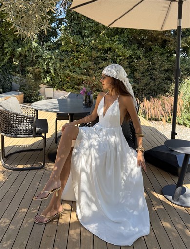 Perla Elbise Beyaz