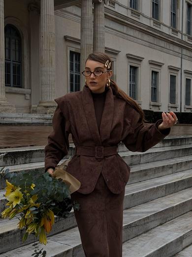 Philia Ceket Kahverengi